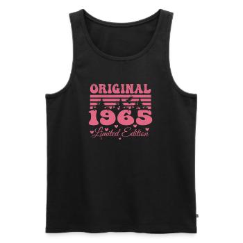59. Geburtstagsgeschenk 1965 Frau | Geboren 1965 - Männer Premium Bio Tank Top - Schwarz - Vorne - Michal (187cm)