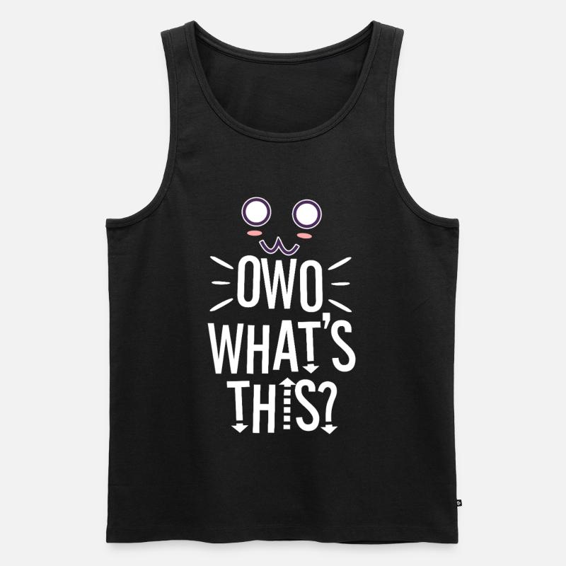OwO Qu’est-ce que c’est ? - Débardeur bio Premium Homme - noir