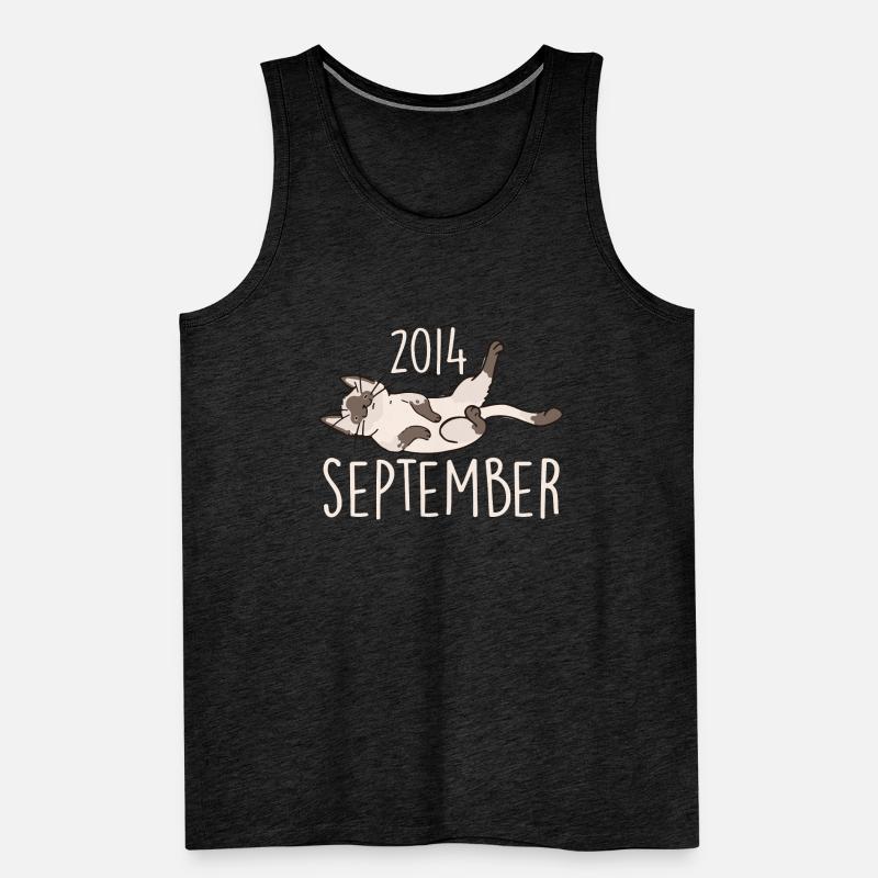 Caption September 2014 Anniversary Gift 2014 Men's Premium Organic Tank Top