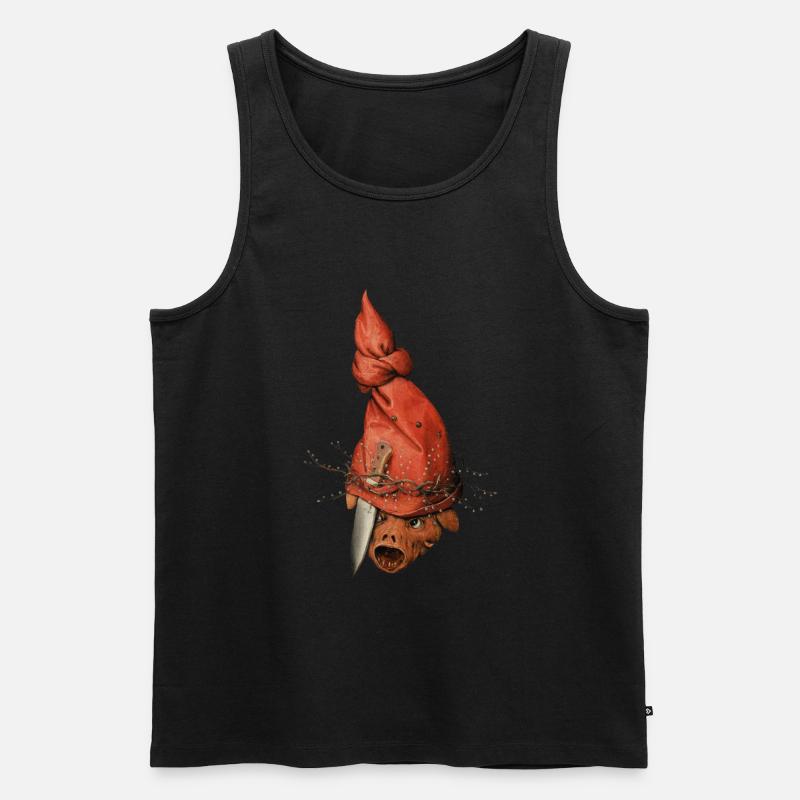 Bruegels Dämon - Männer Premium Bio Tank Top - Schwarz