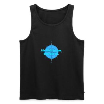 Explore the World - Spell - ApriNoeScor - Men's Premium Organic Tank Top - black - Front - Michal (187cm)