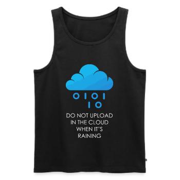 Programmer Coder Software Developer - Men's Premium Organic Tank Top - black - Front - Michal (187cm)