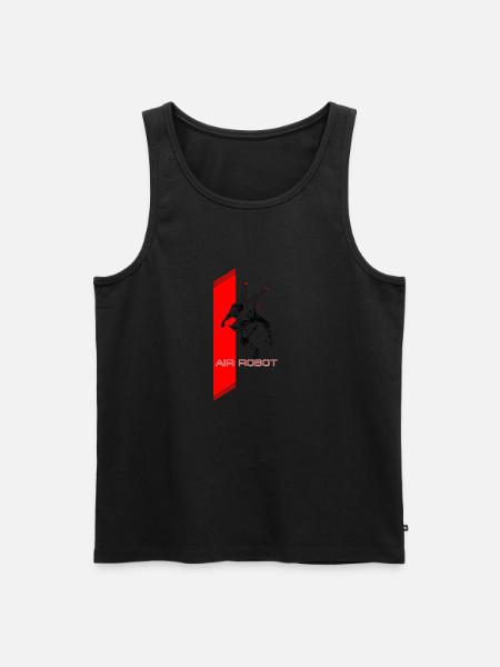 Luft Roboter - Männer Premium Bio Tank Top - Schwarz