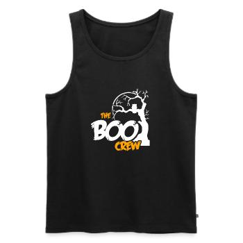 Die Buh Crew Halloween Freunde Süßigkeiten sammeln - Männer Premium Bio Tank Top - Schwarz - Vorne - AI Model Male 178 light (178cm)