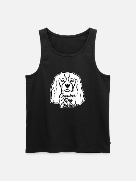 Cavalier King Charles - Männer Premium Bio Tank Top - Schwarz