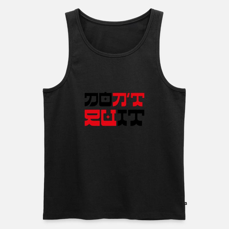 Don't Quit Do it - Männer Premium Bio Tank Top - Schwarz