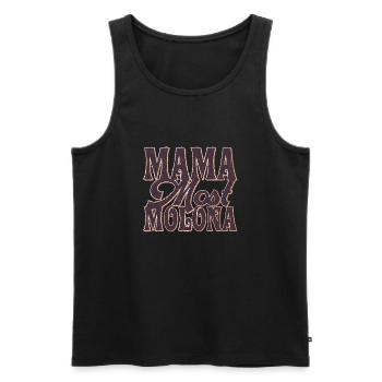 Mama most Molona - Männer Premium Bio Tank Top - Schwarz - Vorne - Michal (187cm)
