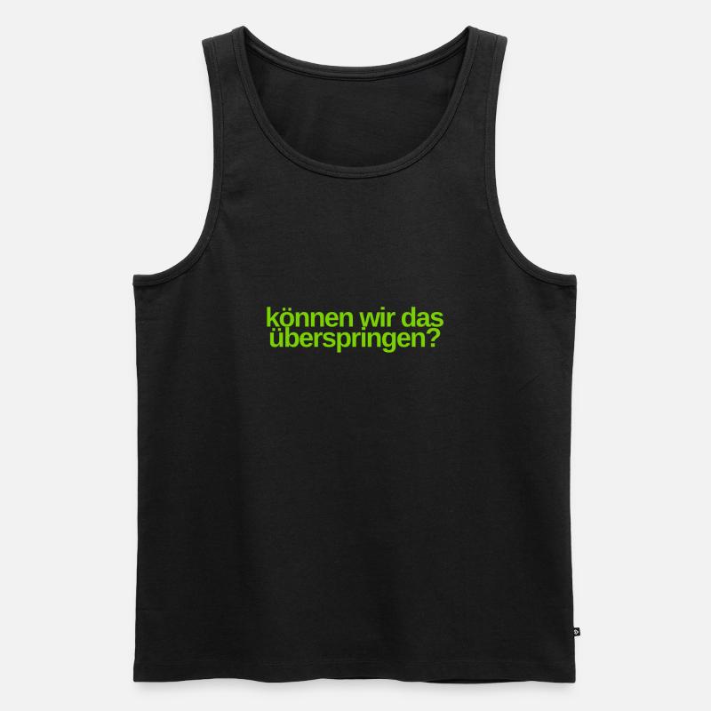 ist das wirklich notwendig? - Männer Premium Bio Tank Top - Schwarz