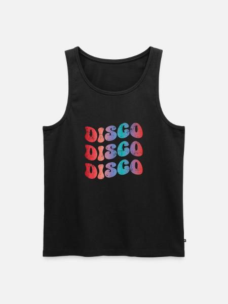 Disco Rétro - Débardeur bio Premium Homme - noir