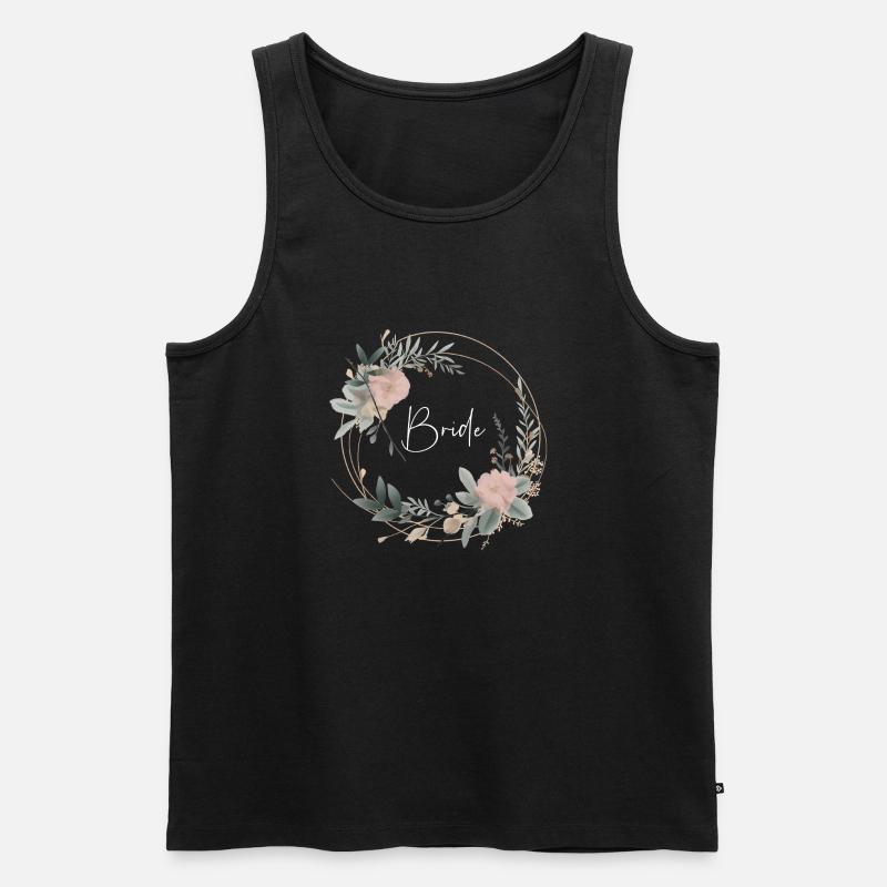 Bride - Männer Premium Bio Tank Top - Schwarz