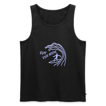 Profitez de la balade pour les surfeurs - Débardeur bio Premium Homme - noir - Devant - Michal (187cm)