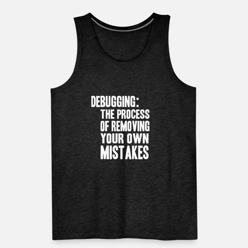 debugging process Männer Premium Bio Tank Top