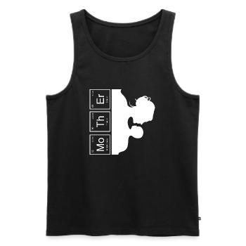Mother Periodic Table - Débardeur bio Premium Homme - noir - Devant - Michal (187cm)