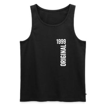 1999 Original Cadeau D’anniversaire 1999 - Débardeur bio Premium Homme - noir - Devant - Michal (187cm)