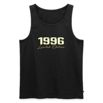 1996 Édition Limitée - 1996 Cadeau D'anniversaire - Débardeur bio Premium Homme - noir - Devant - Michal (187cm)