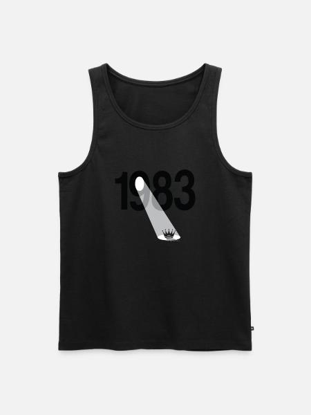 1983 41st birthday - Men's Premium Organic Tank Top - black