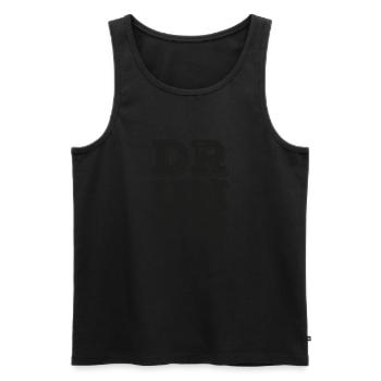 Schlagzeuger Drummer - Men's Premium Organic Tank Top - black - Front - Michal (187cm)