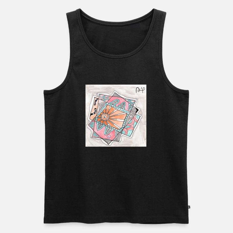 Wirrwarr 2 - Männer Premium Bio Tank Top - Schwarz