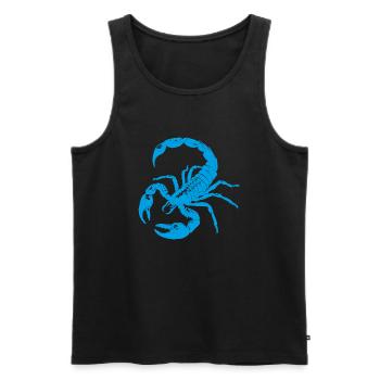 Scorpion - Débardeur bio Premium Homme - noir - Devant - Michal (187cm)