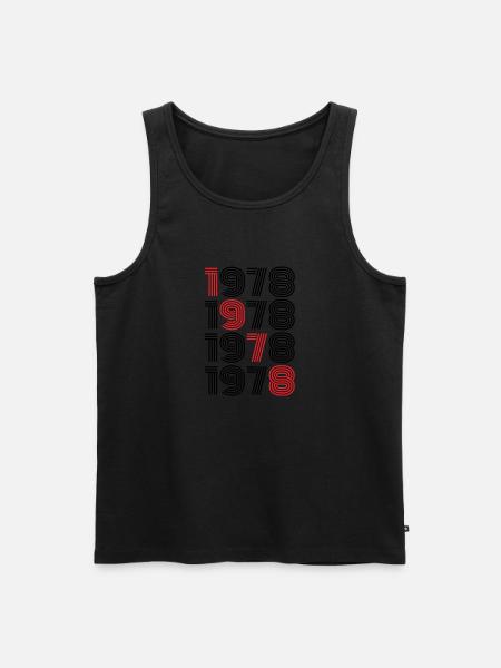 Millésime 1978 - Débardeur bio Premium Homme - noir