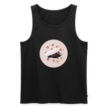 Abschlussfeier 2024 Abiturfeier - Männer Premium Bio Tank Top - Schwarz - Vorne - Michal (187cm)