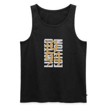 1994 Jahrgang Vintage Geburtstag Geschenk - Männer Premium Bio Tank Top - Schwarz - Vorne - Michal (187cm)