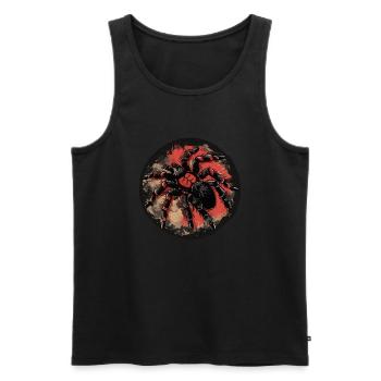 Vogelspinne Spinne Arachnologen Arthropod - Männer Premium Bio Tank Top - Schwarz - Vorne - Michal (187cm)