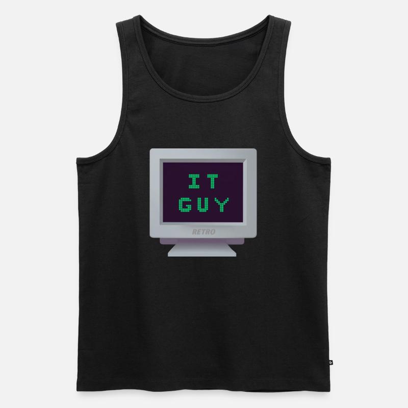CRT - Informatik - Männer Premium Bio Tank Top - Schwarz