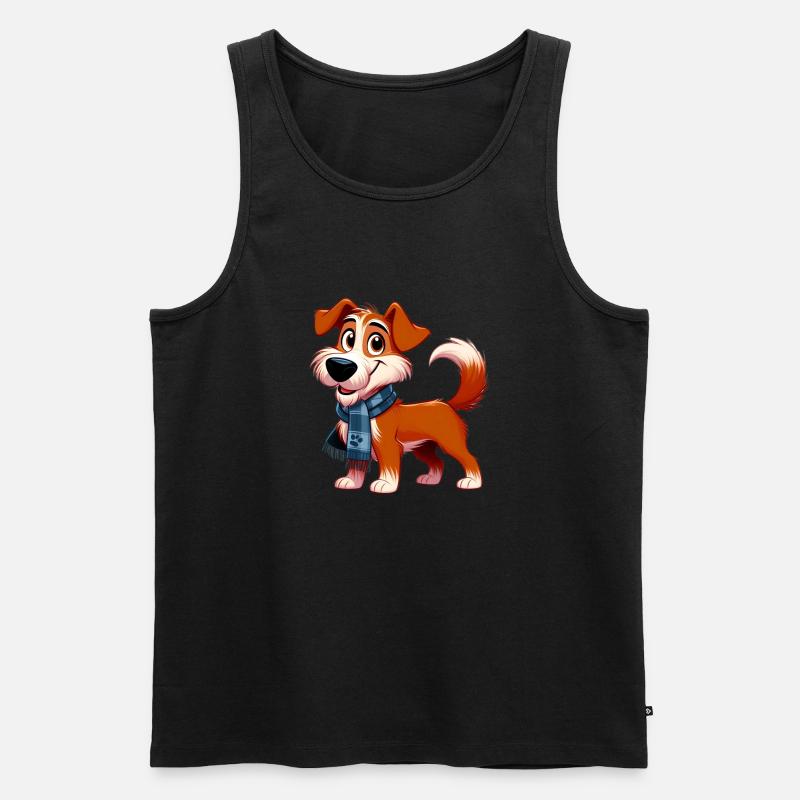 fox terrier 7 - Débardeur bio Premium Homme - noir