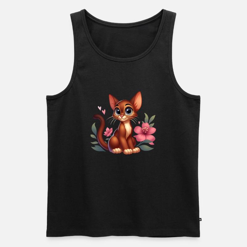 Abessinier 4 - Männer Premium Bio Tank Top - Schwarz