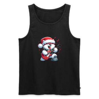 polar bear 7 - Débardeur bio Premium Homme - noir - Devant - Michal (187cm)