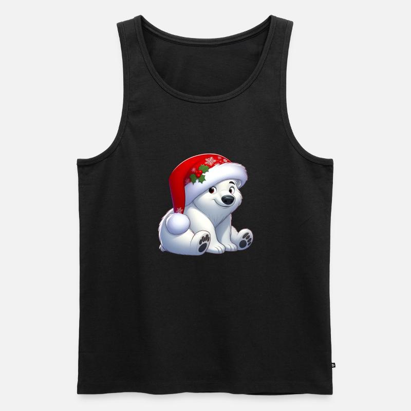 Eisbär 12 - Männer Premium Bio Tank Top - Schwarz