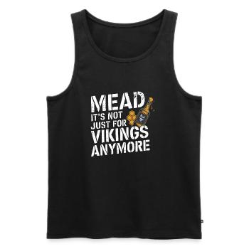 Mead – The cult drink rediscovered - Men's Premium Organic Tank Top - black - Front - AI Model Male 178 light (178cm)