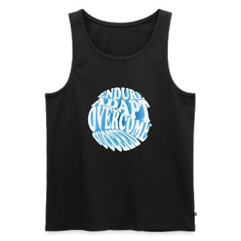Rüsten Sie sich für den Erfolg: Wir befähigen Sie, - Männer Premium Bio Tank Top - Schwarz - Vorne - AI Model Male 178 light (178cm)