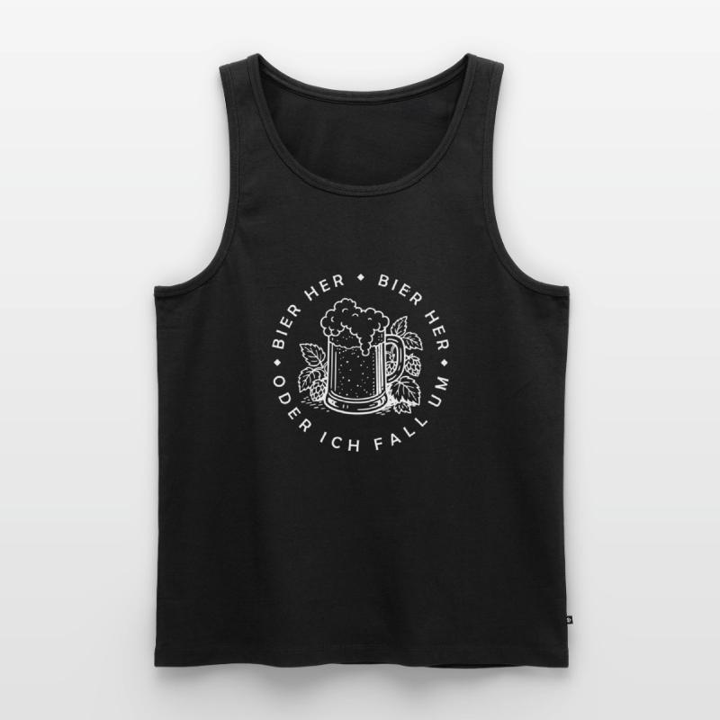 Bees here - Oder ich fall um! Men's Premium Organic Tank Top