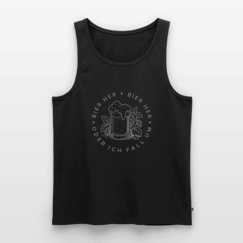 Bees here - Oder ich fall um! Men's Premium Organic Tank Top