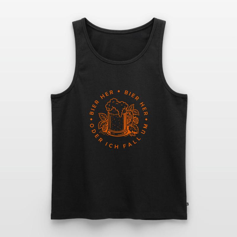 Bees here - Oder ich fall um! Men's Premium Organic Tank Top