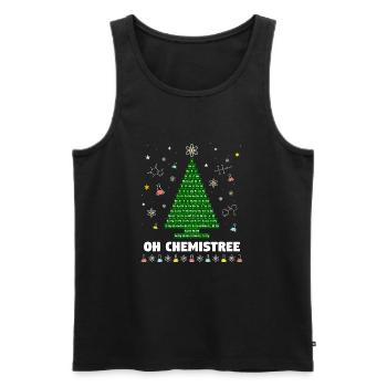 Chemistree Christbaum Chemie Periodensystem - Männer Premium Bio Tank Top - Schwarz - Vorne - Michal (187cm)