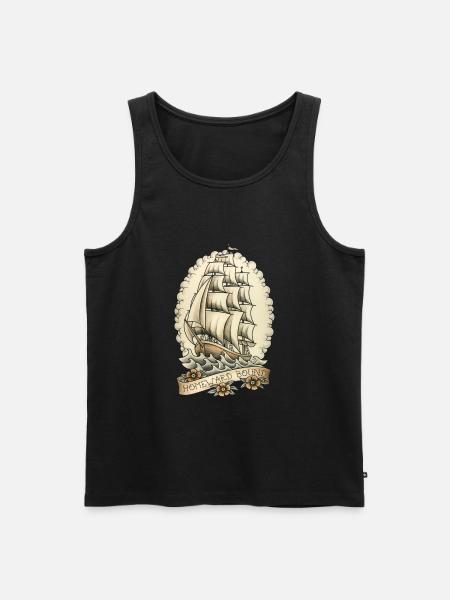 Hauskarten-Tattoos - Männer Premium Bio Tank Top - Schwarz