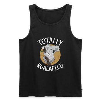 Koala bear - Men's Premium Organic Tank Top - black - Front - Michal (187cm)