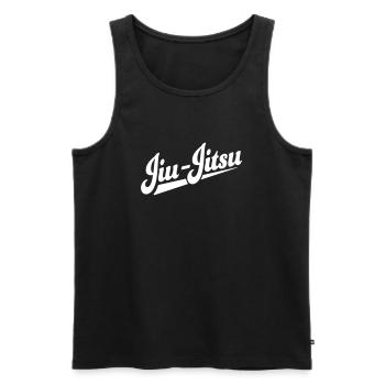 jiu-jitsu - Men's Premium Organic Tank Top - black - Front - Michal (187cm)