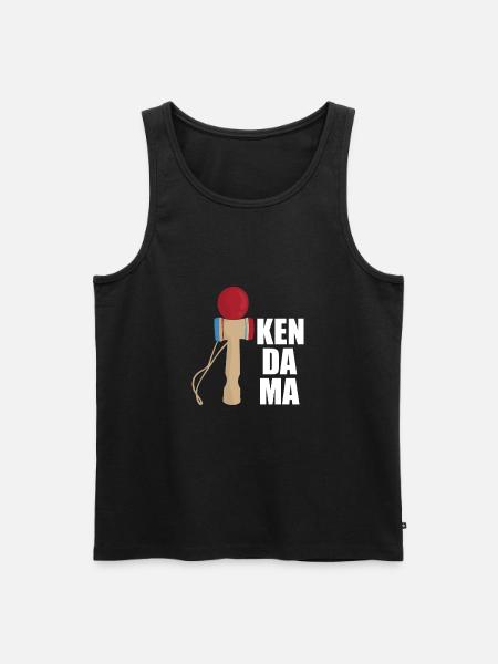 Kendama - Männer Premium Bio Tank Top - Schwarz