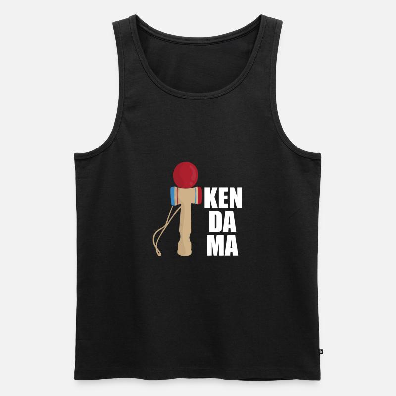 Kendama - Männer Premium Bio Tank Top - Schwarz