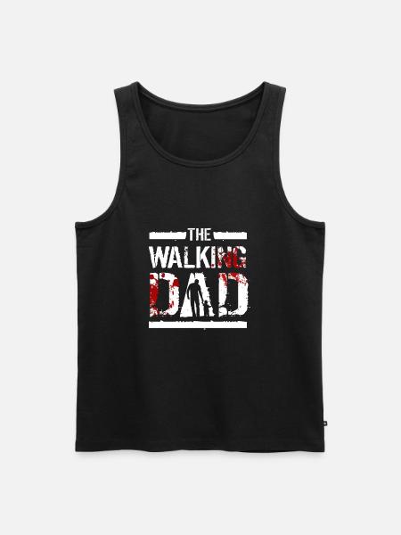 The walking dad - Men's Premium Organic Tank Top - black