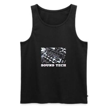 Sound engineering - Men's Premium Organic Tank Top - black - Front - Michal (187cm)