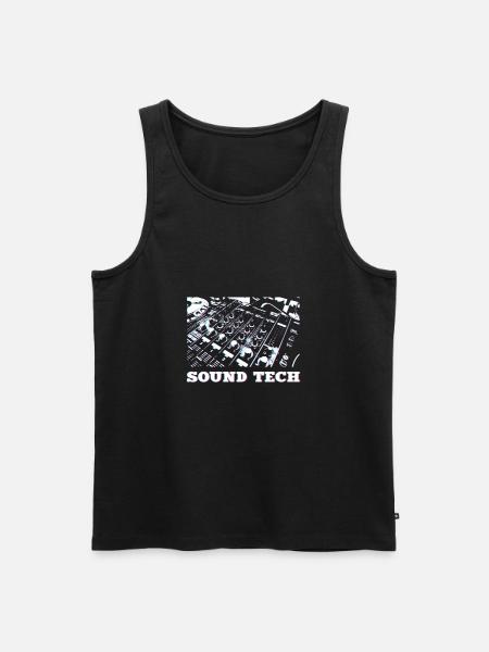 Sound engineering - Men's Premium Organic Tank Top - black