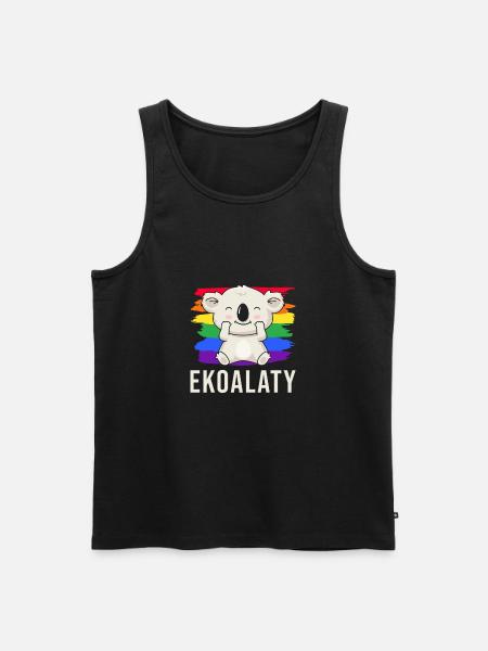 LGBT Ekoalaty - Männer Premium Bio Tank Top - Schwarz