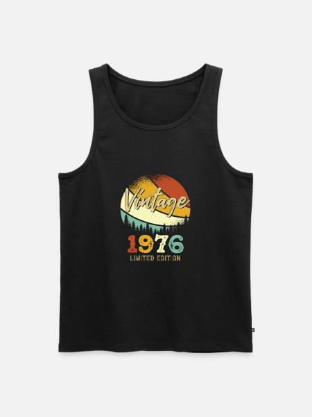 Millésime 1976 Limité - Débardeur bio Premium Homme - noir