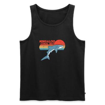 Whale shark - Men's Premium Organic Tank Top - black - Front - AI Model Male 178 light (178cm)