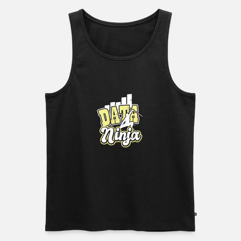 Data Ninja Business Analyst Geschenk - Männer Premium Bio Tank Top - Schwarz